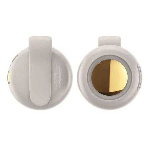 Portable Fan Mini Handheld Rechargeable Bladeless Electric Fan Clip Waist Fan Suitable for Outdoor Ventilation Desktop Small Fan